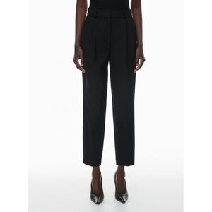 BABATON Vogue Pant Black Relaxed Pleated Trousers Slacks Office Size 8 Aritzia